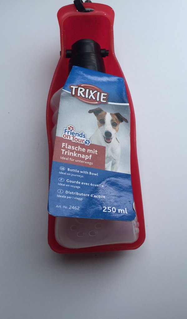 Trixie Trinkflasche mit Trinknapf 250 ml